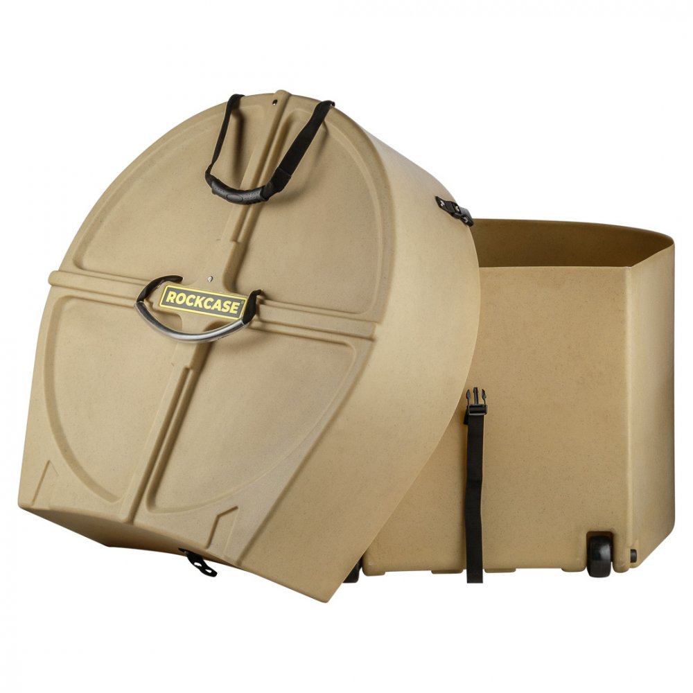 Кейс ROCKCASE®️ под басовый барабан 22", бежевый